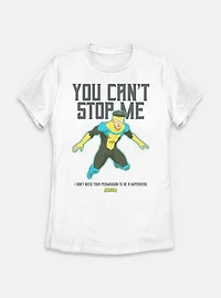 Invincible Can't Stop Me Womens T-Shirt