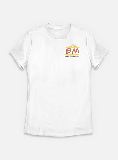 Invincible Burger Mart Womens T-Shirt