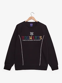 Harry Potter Hogwarts Multi-Color Title Crewneck - BoxLunch Exclusive