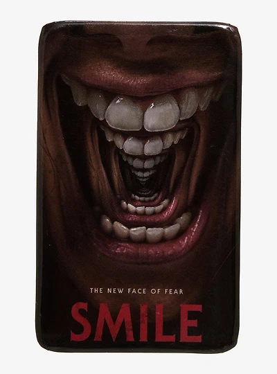 Smile Movie Poster Rectangle Button Pin