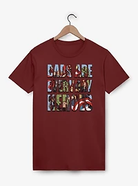 Marvel Avengers Dads Are Everyday Heroes T-Shirt