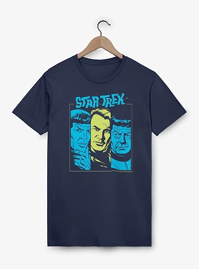 Star Trek Pop Color Face T-Shirt