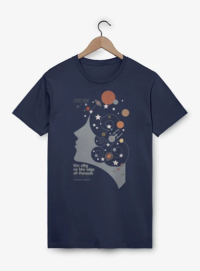 Star Trek Edge Of Forever Poster T-Shirt