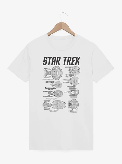 Star Trek Ships Of T-Shirt