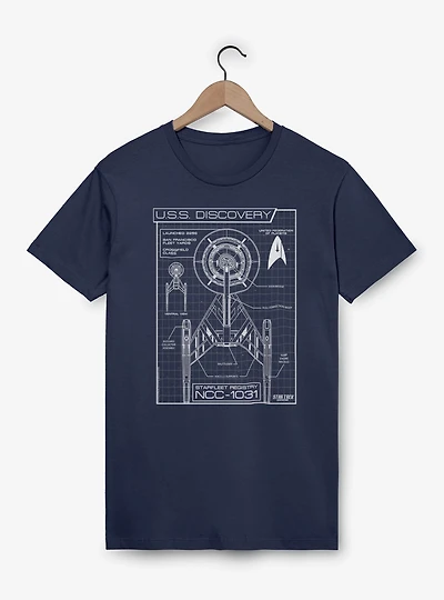 Star Trek Discovery Schematics T-Shirt