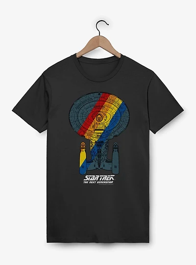 Star Trek Rainbow Ship T-Shirt