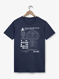 Star Trek Ship Schematics T-Shirt