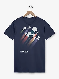 Star Trek Ship Streaks T-Shirt