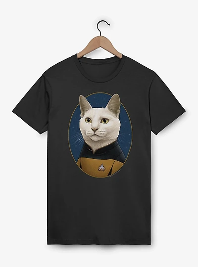 Star Trek Data Cat T-Shirt
