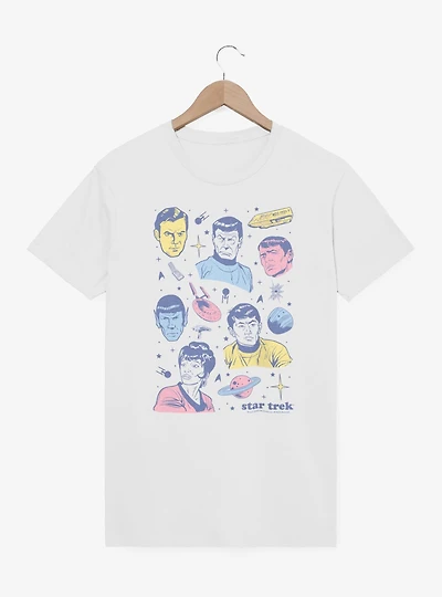 Star Trek Pastel Crew T-Shirt