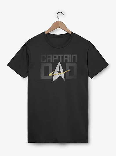 Star Trek Captain Dad T-Shirt