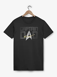 Star Trek Captain Dad T-Shirt