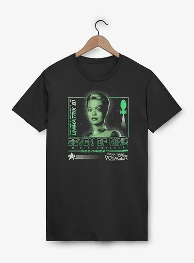 Star Trek 7 Of 9 Infographic T-Shirt