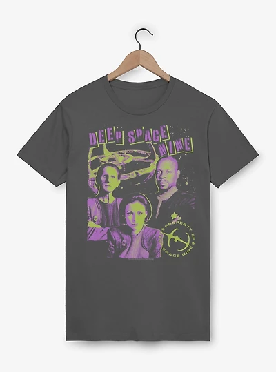 Star Trek Deep Space Nine Poster Garment Dye T-Shirt