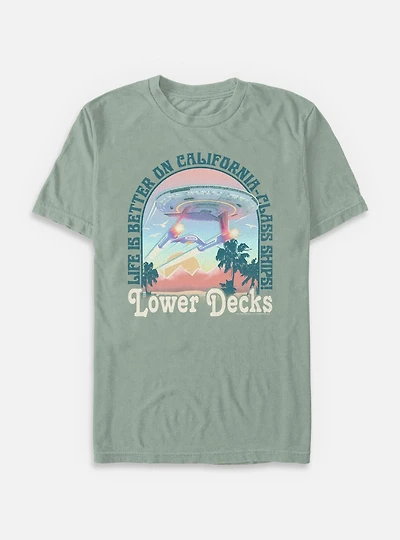 Star Trek Lower Decks Travel California Garment Dye T