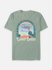 Star Trek Lower Decks Travel California Garment Dye T