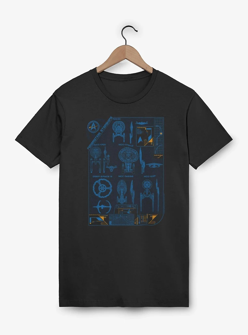 Star Trek Notable Vessels T-Shirt