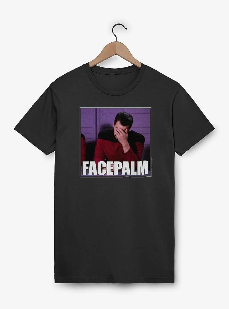 Star Trek Facepalm Meme T-Shirt