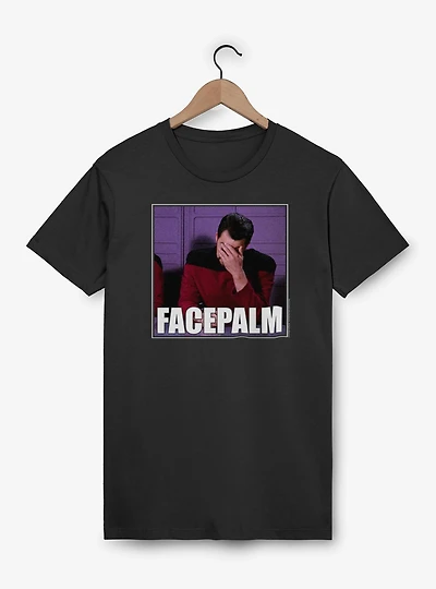 Star Trek Facepalm Meme T-Shirt