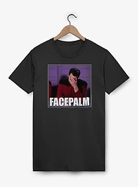 Star Trek Facepalm Meme T-Shirt