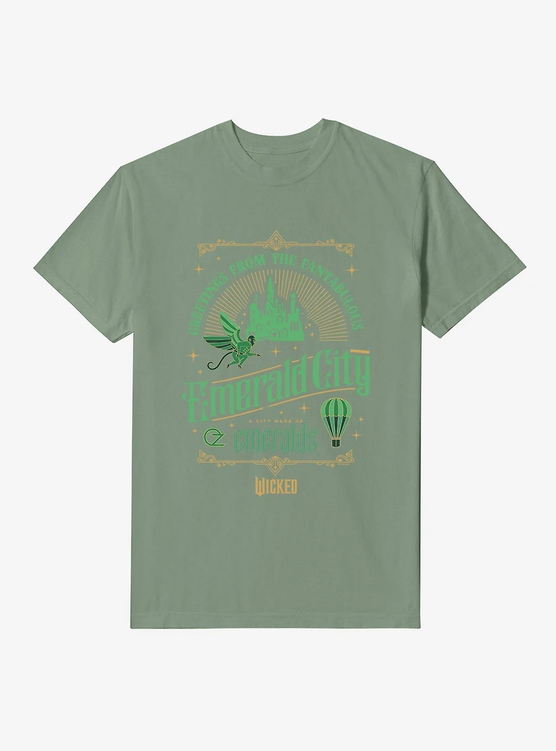 Wicked Emerald City Garment Dye T-Shirt