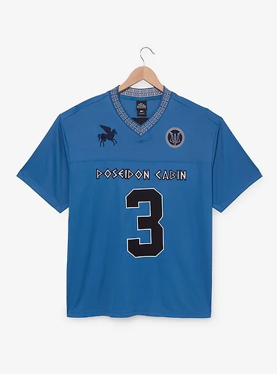 Percy Jackson and The Olympians Poseidon Cabin Football Jersey - BoxLunch Exclusive