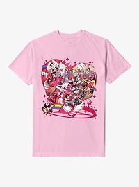 Hazbin Hotel Pride Heart Garment Dye T-Shirt
