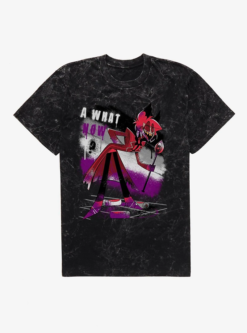 Hazbin Hotel Alastor What Now Mineral Wash T-Shirt