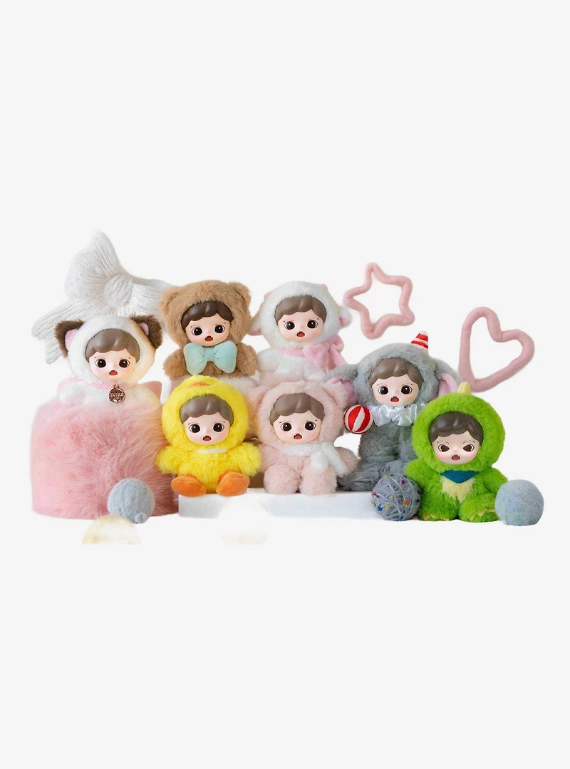 Zoraa Fluffy Cabin Series Blind Box Plush Keychain