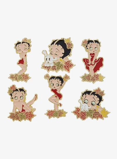 Betty Boop Autumn Leaves Blind Box Enamel Pin — BoxLunch Exclusive