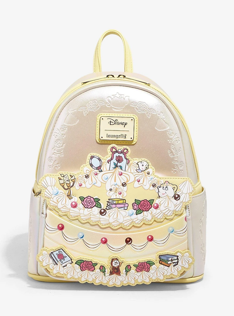 Loungefly Disney Beauty and The Beast Belle Cake Mini Backpack - BoxLunch Exclusive
