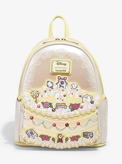 Loungefly Disney Beauty and The Beast Belle Cake Mini Backpack - BoxLunch Exclusive