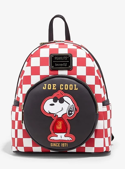 Loungefly Peanuts Snoopy Joe Cool Checkered Mini Backpack — BoxLunch Exclusive