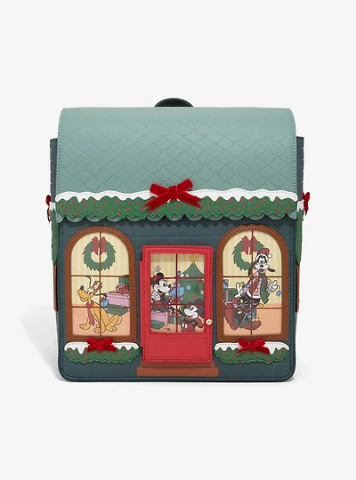Disney Mickey & Friends Holiday House Figural Mini Backpack - BoxLunch Exclusive