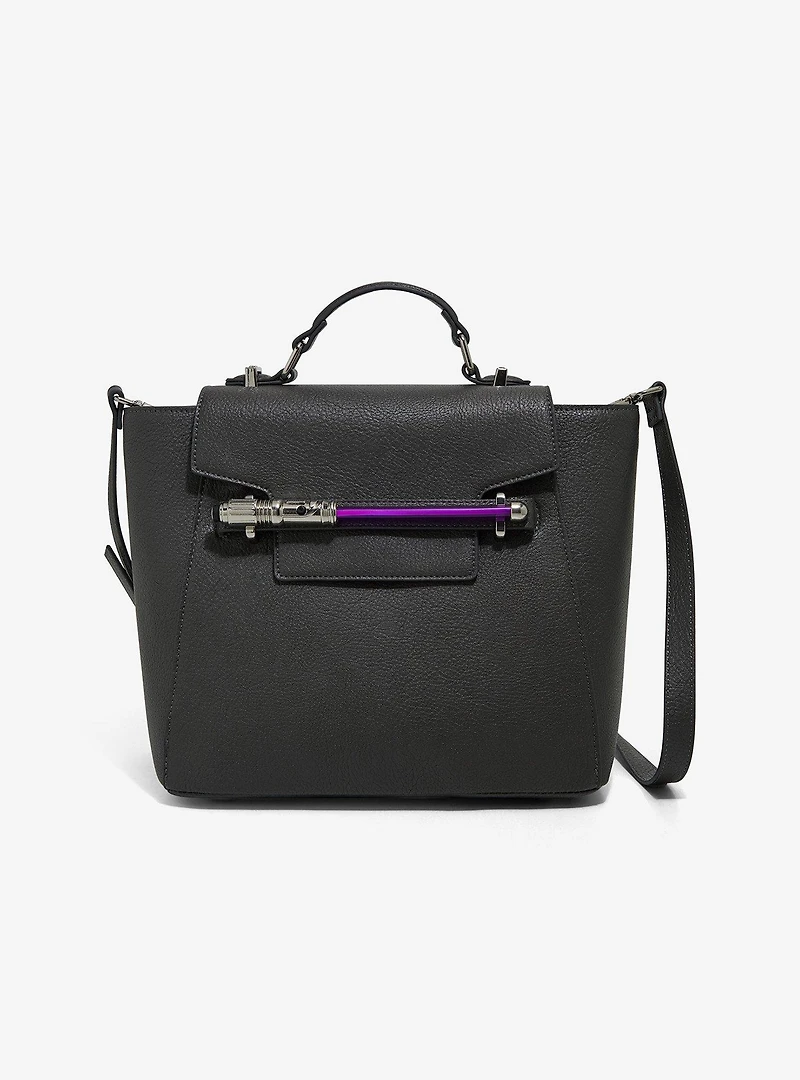 Star Wars Mace Windu Lightsaber Light-Up Crossbody Bag - BoxLunch Exclusive