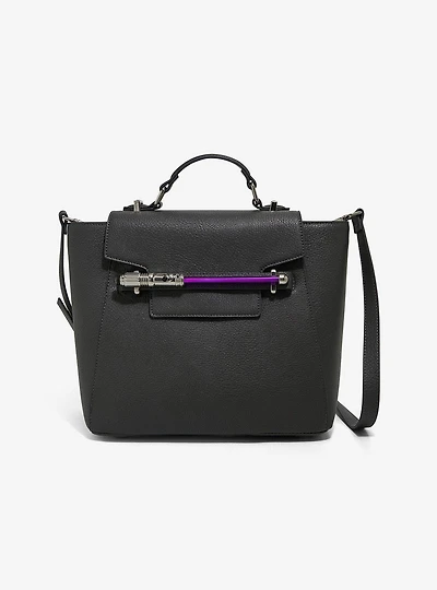 Star Wars Mace Windu Lightsaber Light-Up Crossbody Bag - BoxLunch Exclusive