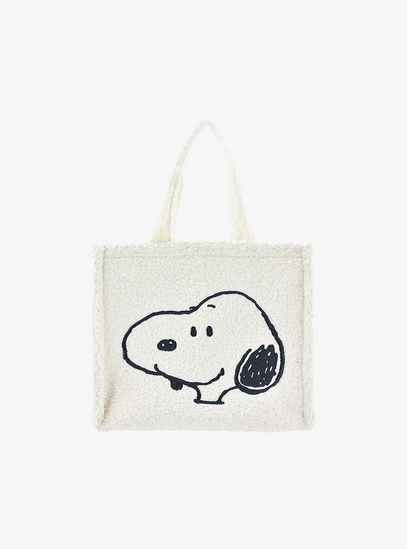 Peanuts Snoopy & Woodstock Sherpa Mini Tote Bag