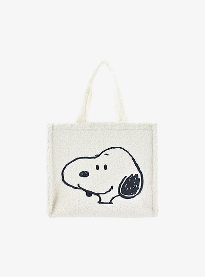 Peanuts Snoopy & Woodstock Sherpa Mini Tote Bag