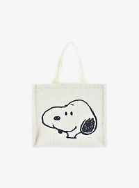Peanuts Snoopy & Woodstock Sherpa Mini Tote Bag