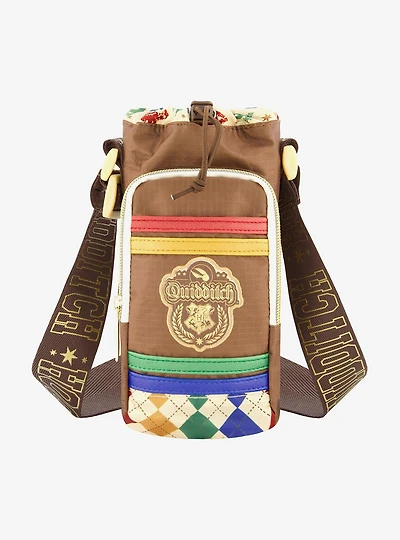 Harry Potter Hogwarts Quidditch Water Bottle Sling