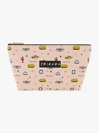 Friends All-Over-Print Cosmetic Travel Bag