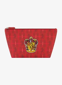 Harry Potter Gryffindor Plaid Cosmetic Travel Bag