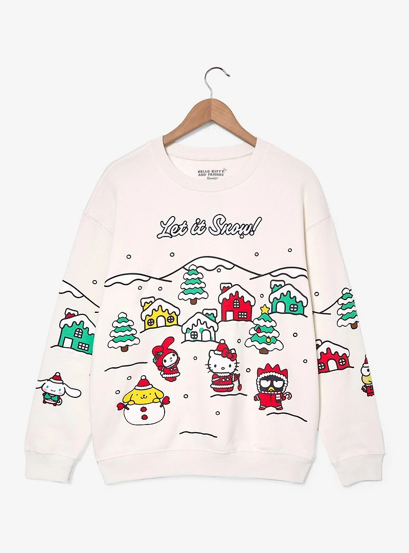 Sanrio Hello Kitty and Friends Snowy Scene Crewneck - BoxLunch Exclusive