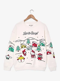 Sanrio Hello Kitty and Friends Snowy Scene Crewneck - BoxLunch Exclusive