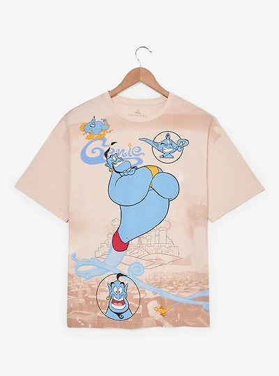 Disney Aladdin Genie Jumbo Print Women's T-Shirt - BoxLunch Exclusive