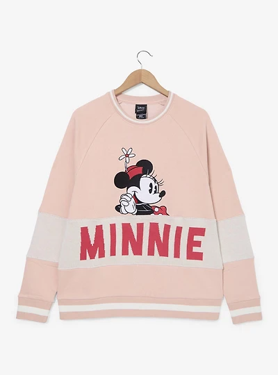 Disney Minnie Mouse Panel Crewneck - BoxLunch Exclusive