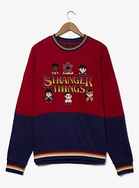 Stranger Things Chibi Panel Women's Crewneck — BoxLunch Exclusive