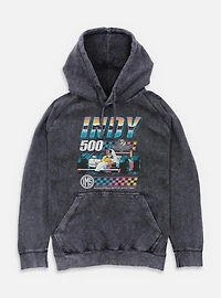Indianapolis 500 Vintage Neon Mineral Wash Hoodie