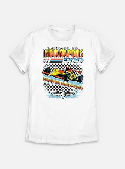 Indianapolis 500 Race Checker Womens T-Shirt