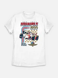 Indianapolis 500 Racing Stripes Womens T-Shirt